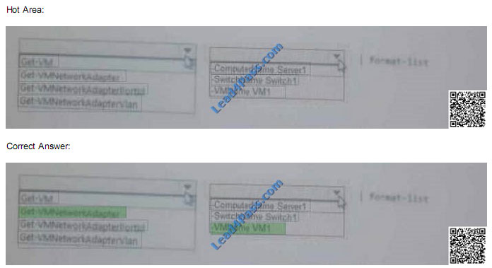 leads4pass 70-743 exam question q16-1