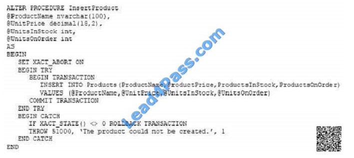 leads4pass 70-761 exam question q23-1