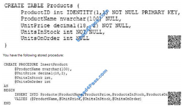 leads4pass 70-761 exam question q23