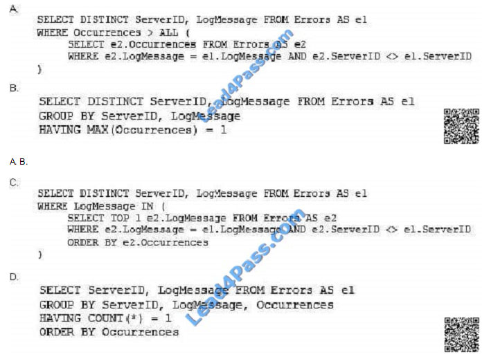 leads4pass 70-761 exam question q3-1