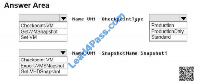 leads4pass 70-743 exam question q5