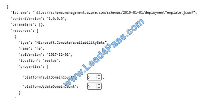 lead4pass az-103 exam question q9