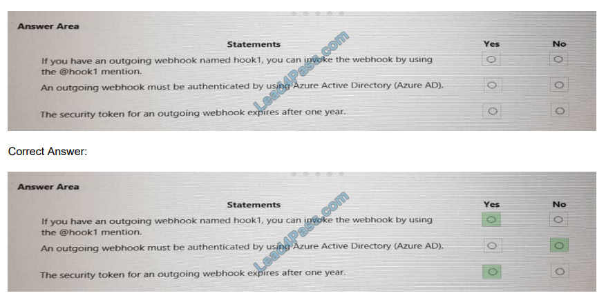lead4pass ms-600 exam questions q9